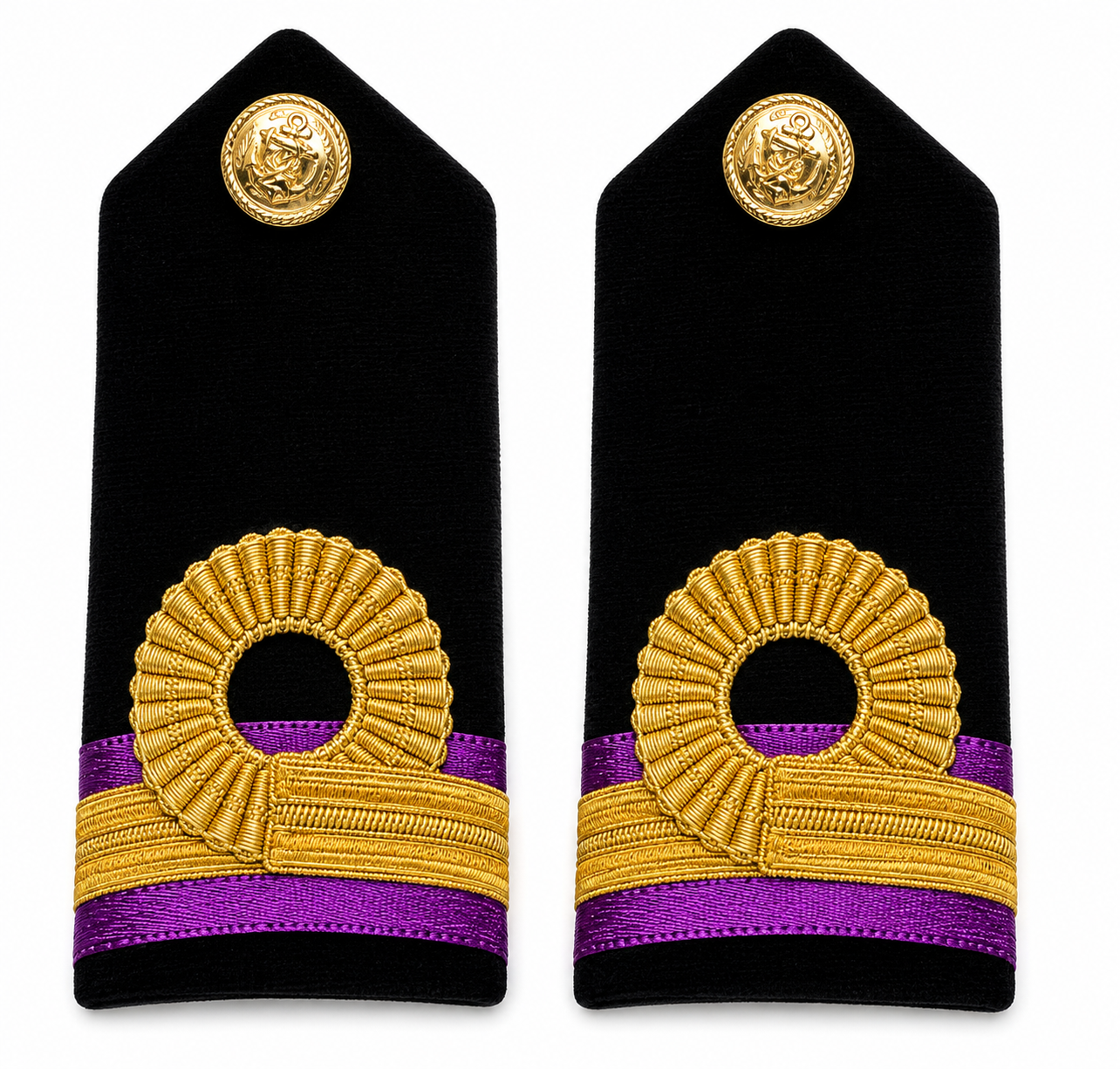 Fourth Engineer Round Hard Epaulettes